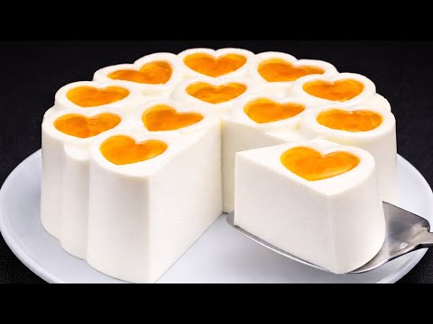 Nur Orange, Milch und Kondensmilch! Mousse-Dessert in 10 Minuten. Kein Backen nötig!