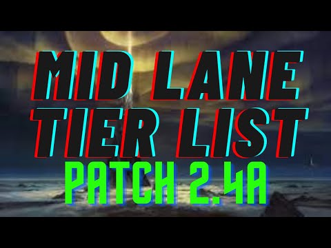 Patch 2.4a Mid Lane Tier List for Solo Queue | Wild Rift | 4K