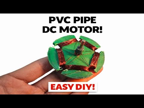 I Made a 12V DC Motor Using Only PVC Pipe 😱 | DIY Experiment
