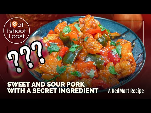 Sweet and Sour Pork Recipe with a secret ingredient - with RedMart