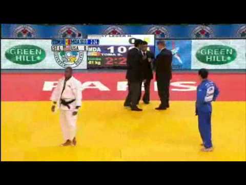 JUDO 2011 World Championships: Sergiu Toma (MDA) - Harry St. Leger (USA)