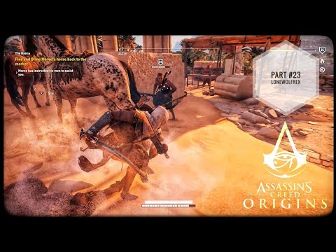 Assassin's Creed Origins Walkthrough Part 23- Hard Mode #assassinscreed #gameplay  #gaming #games