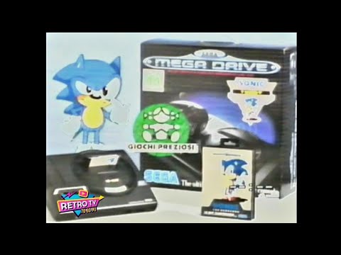 Spot Game Gear e Sega Mega Drive con Sonic e Jerry Cala` (1992).