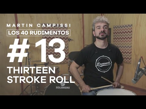 Thirteen Stroke Roll - Rudimento 13 - 40 Rudimentos