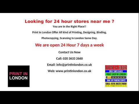 Looking for 24 hour stores near me