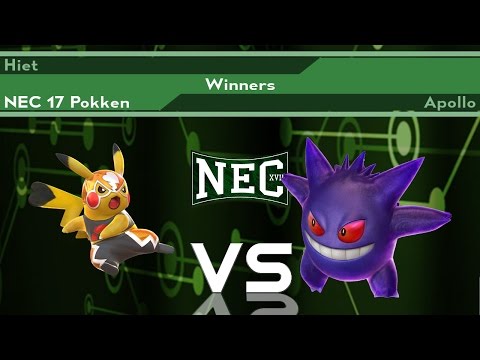 NEC17 Pokken Top 16 - [Winners] Apollo vs Hiet