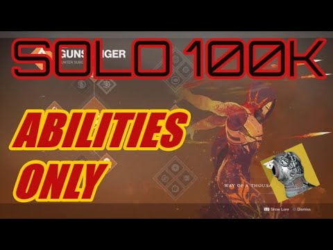 Solo 100k Nightfall - Abilities Only - Insight Terminus
