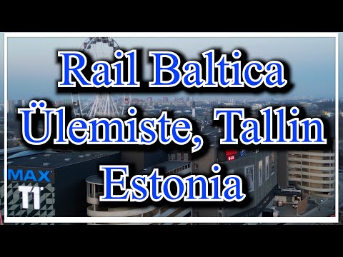 Rail Baltica Tallin. Construction of the Ülemiste Railway Station. Estonia