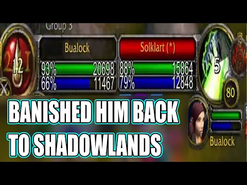 BANISHED DEMONOLOGY WARLOCK FROM WOTLK BACK TO SHADOWLANDS