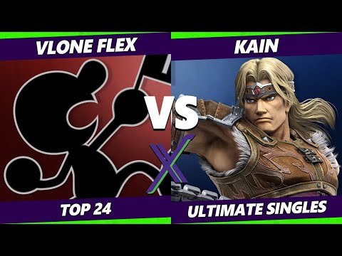 S@X 374 Online Top 24 - Vlone Flex (Game & Watch) Vs. Kain (Simon) Smash Ultimate - SSBU