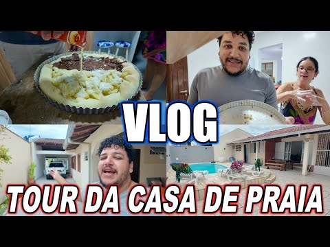 TOUR PELA CASA da PRAIA QUE VOCÊS TANTO PEDIRAM (Depois da Reforma)🏝️+ NOITE DA PIZZA SALGADA e DOCE