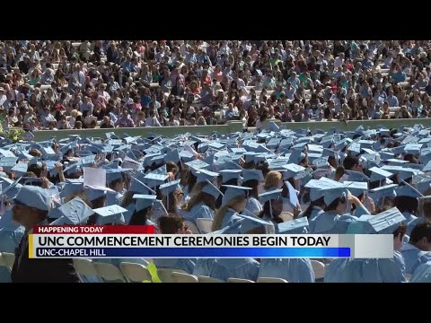 UNC, NC State commencement ceremonies begin Friday