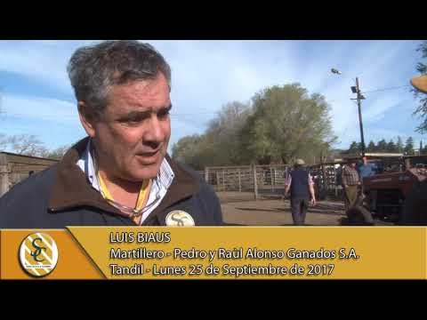 25-09-17 Nota Luis Biaus - Pedro y Raúl Alonso Ganados S.A. - Tandil.