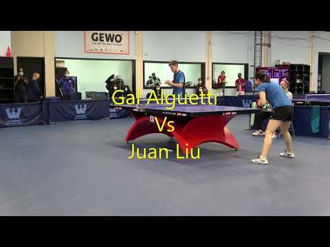 Westchester Table Tennis Center March 2021 Open Singles Semi-Final #2 - Gal Alguetti Vs Juan Liu