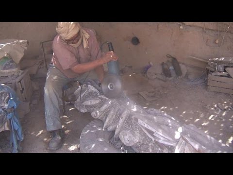 Fossil treasures at risk in Morocco desert town