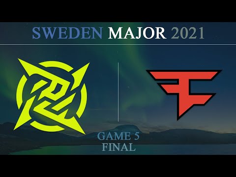 NiP vs FaZe @G5 - Kafe | Six Sweden Major 2021 |  Final