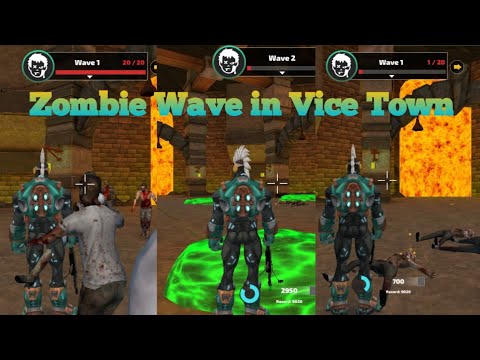 Rope Hero: Vice Town || Zombie Wave in Vice Town || NR Gaming Gameplay || 1st time vice cover ||