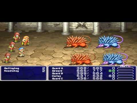 Let's Play Final Fantasy IV The After Years [PSP] Part 39 Edward's Challenge Dungeon
