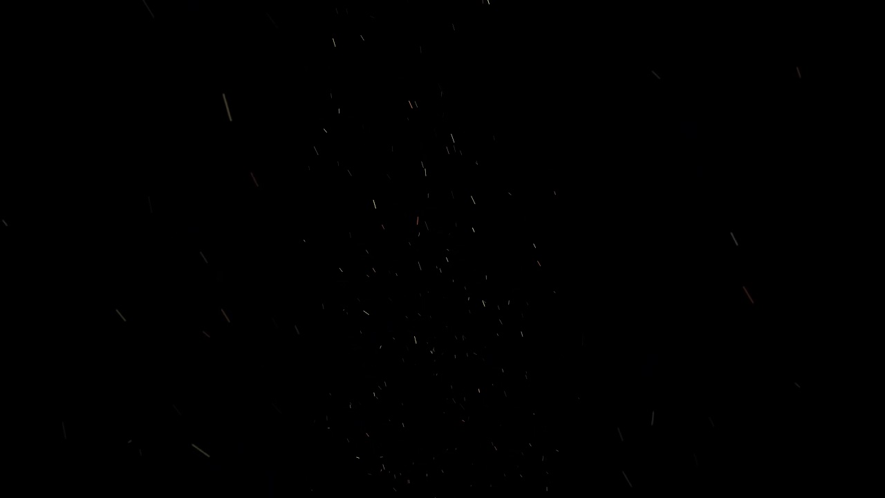 4k fire embers fire Particles sparks over black background, Fire flames particles swirls in the air.