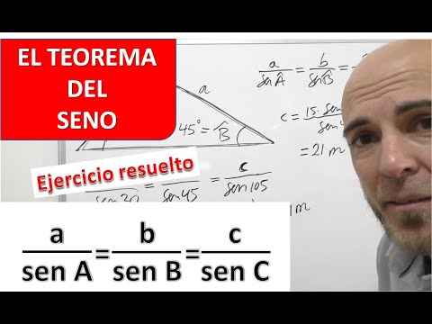 TEOREMA DEL SENO. Ejercicio resuelto