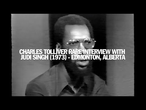 Charles Tolliver Rare Interview with Judi Singh on Access TV North, 1973 in Edmonton, Alberta