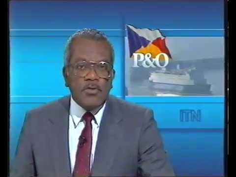 ITN Weekend News Update with Trevor McDonald 1988 (LWT)