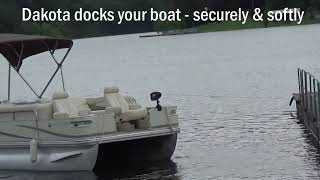How to LAUNCH a PONTOON BOAT by yourself in 30 SECONDS (w/ Dakota Boat Retriever)