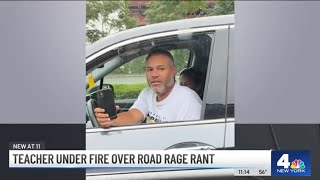 New York City teacher caught on camera in homophobic road rage rant | NBC New York