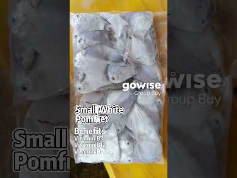 Small White Pomfret (1kg) x1 Pack