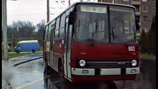 preview picture of video '1993.03.27. Szeged trolik (ZIU-9, Ikarus-280T Obus, Skoda T-600)'