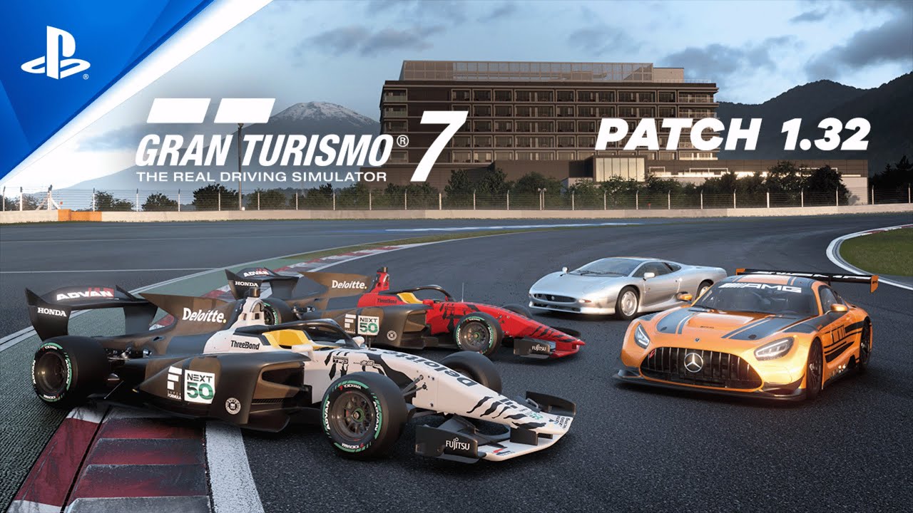 A atualização 1.32 de Gran Turismo 7 chega hoje com quatro carros