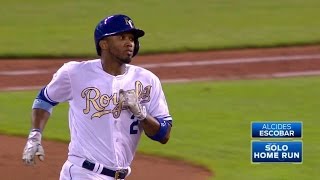 HOU@KC: Escobar lines his first homer of the year