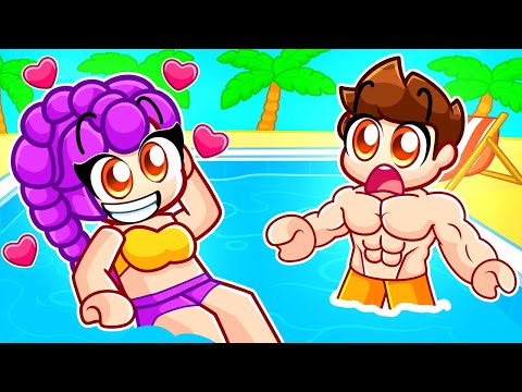 UTKNĄŁEM W BASENIE z RUMI KPOP w ROBLOX!