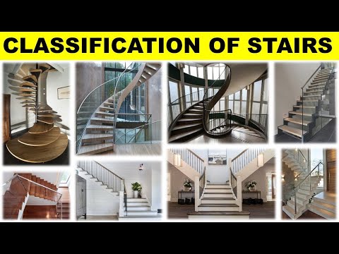 Classification of Stairs in Building Construction | Types of Stairs in Building Construction |