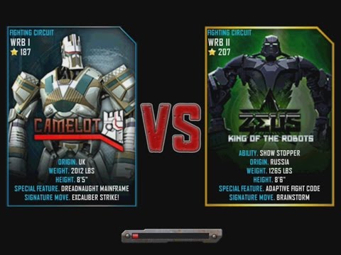 Real Steel WRB Camelot VS Zeus