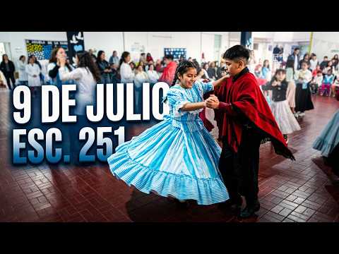 ACTO 9 DE JULIO |  Escuela N°251 T.Tarde | #MancaenlasEscuelas EP. 3 | SIERRA GRANDE