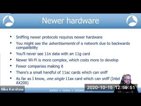 SF20V - 05 Kismet and Wireless Security 101 (Mike Kershaw)