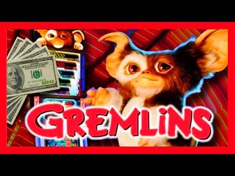 LIVE PLAY on Gremlins Slot Machine - Gizmo Mode - BIG WIN!!!