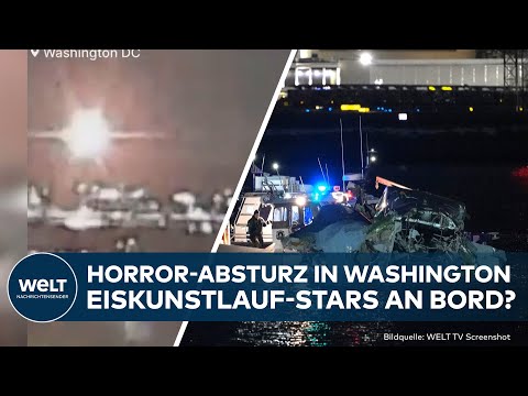 CRASH IN WASHINGTON: Suche nach Überlebenden unter schwierigen Bedingungen