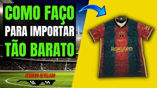  COMO IMPORTAR CAMISA TAILANDESA (BARATA) |  REVIEW CAMISA DO BARCELONA | CAMISA TAILANDESA 1.1