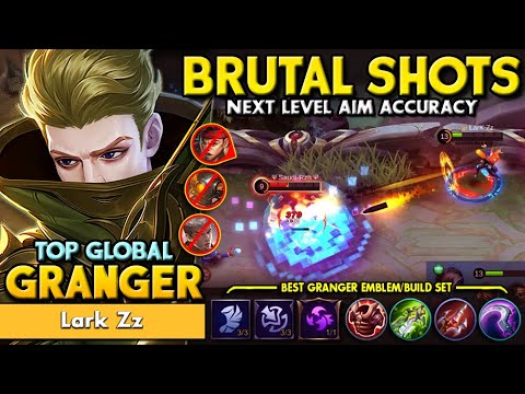 Insane Power Shots Granger Build! Very Aggressive Granger Gameplay by Lark | Top Global Granger MLBB