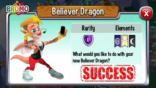 Dragon City - Believer Dragon + Fighting​ Boss [Legendary Dragon]