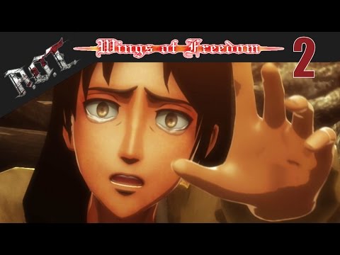 Attack On Titan: Wings Of Freedom PS4 / PS3 / PS VITA Let's Play Walkthrough Part 2 - Too Weak!