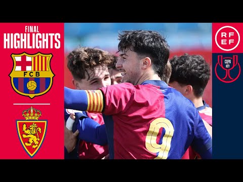 RESUMEN | FC Barcelona 5-0 Real Zaragoza | Copa del Rey Juvenil | Final