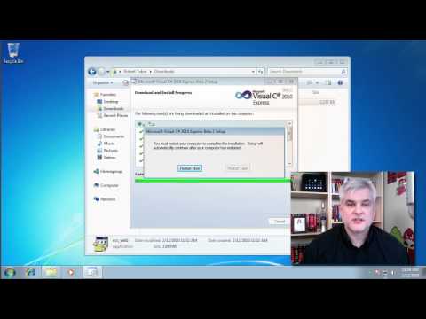 Visual C# 2010 Express Edition Installation on Windows 7