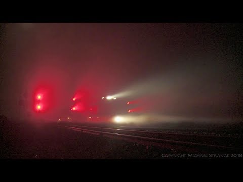 Heavy Fog & MA5 Container Train - PoathTV Australian Railways