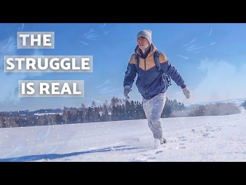 From dragons to fairies (Czechia solo winter hike) | Battling the elements