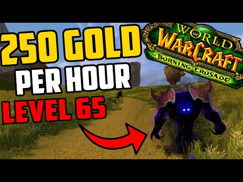 Farming 250 Gold Per Hour At Level 65 - Make Gold While Leveling in TBC Classic!