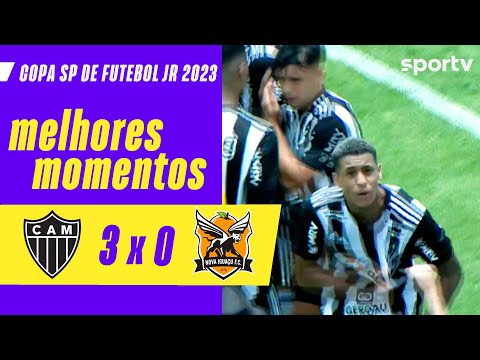 Gols e lances de Atlético Mineiro x Nova Iguaçú
