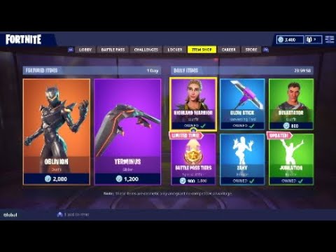 *NEW* OBLIVION SKIN (GAMEPLAY) - Fortnite Battle Royale - NEW ITEM SHOP